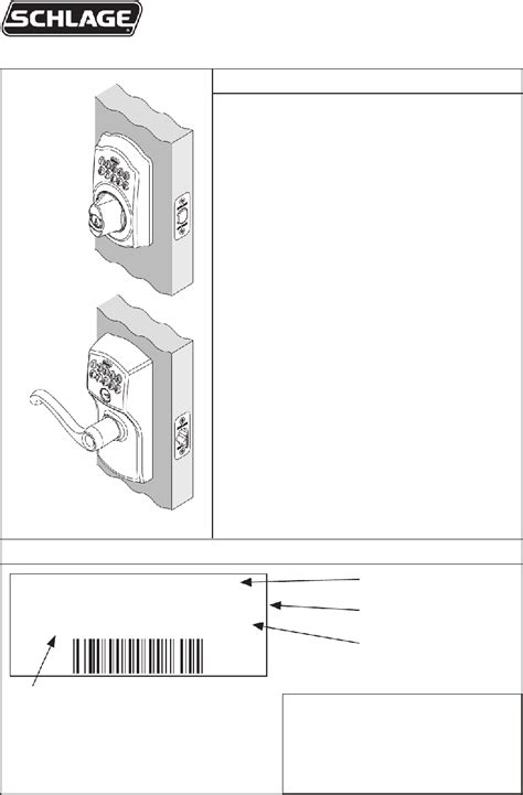 schlage fe595|schlage fe595 programming.